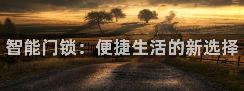 富联娱乐公司简介资料：智能门锁：便捷生活的新选择