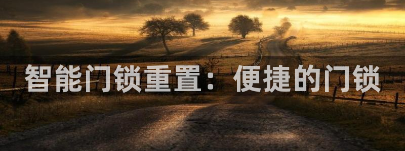 富联娱乐是真的吗：智能门锁重置：便捷的门锁