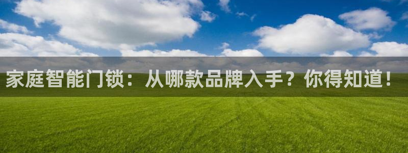 富联娱乐网址：家庭智能门锁：从哪款品牌入手？你得知道！
