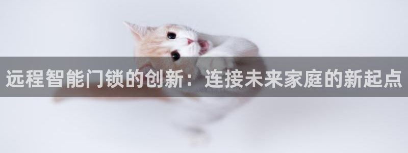 富联娱乐代理：远程智能门锁的创新：连接未来家庭的新起点
