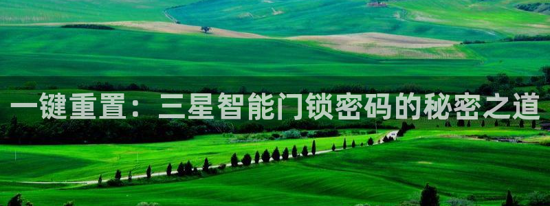 富联娱乐平台注册地址：一键重置：三星智能门锁密码的秘密之道