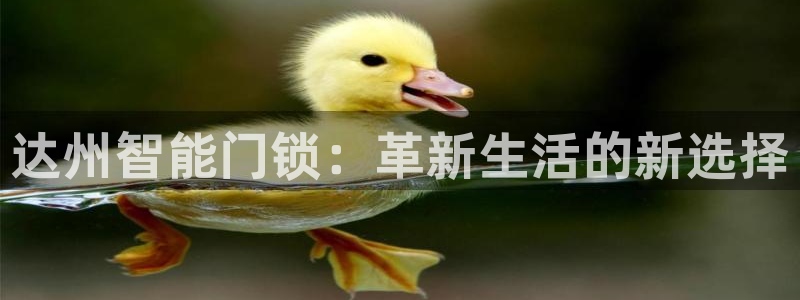 富联娱乐元哥：达州智能门锁：革新生活的新选择