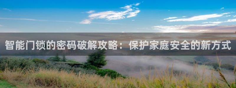 富联娱乐丈67五壹叁八：智能门锁的密码破解攻略：保护家庭安全