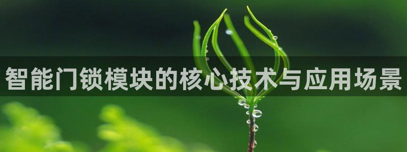 富联娱乐平台下载安装：智能门锁模块的核心技术与应用场景