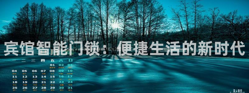 富联娱乐元哥53551：宾馆智能门锁：便捷生活的新时代