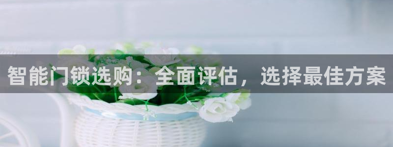 富联娱乐测速：智能门锁选购：全面评估，选择最佳方案