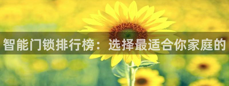 富联娱乐首页网站：智能门锁排行榜：选择最适合你家庭的